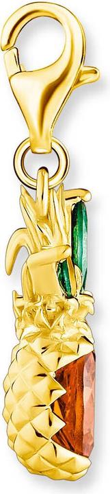 Immagine prodotto Thomas Sabo Ciondolo Charm ananas tridimensionale (Argento 925, Doratura in oro giallo 750)