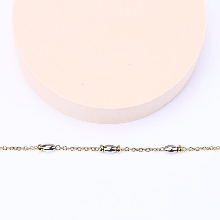 Image du produit Morellato Élégant bracelet bicolore avec perles Colori SAXQ17 (19 cm, Acier inoxydable)