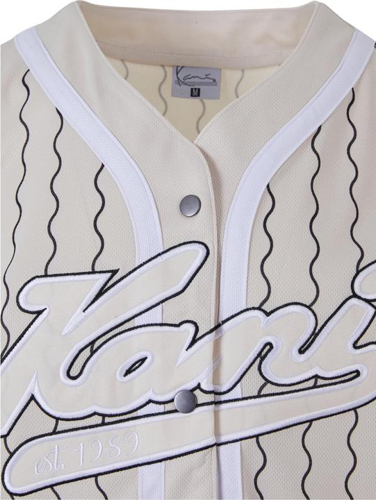Image du produit Karl Kani KM233-014-1 KK Varsity Ziczac Pinstripe Baseball Shirt (XL)