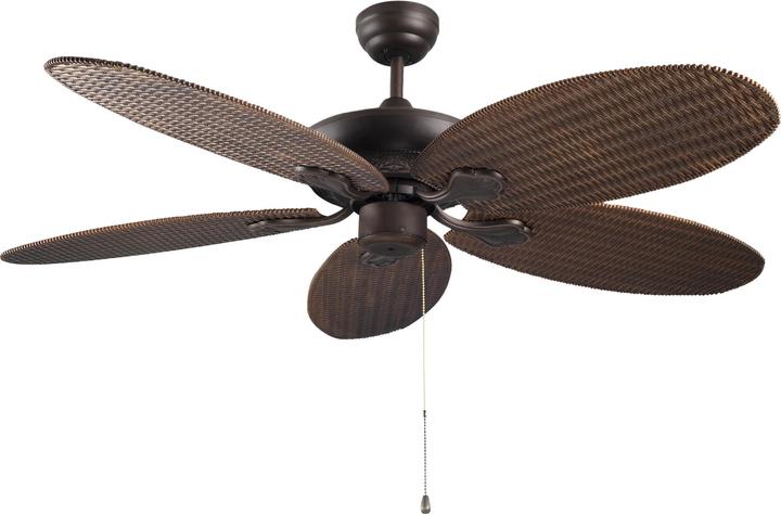 Immagine prodotto Leds-C4 Ventilatore da soffitto per esterni Phuket marrone (42 dB)