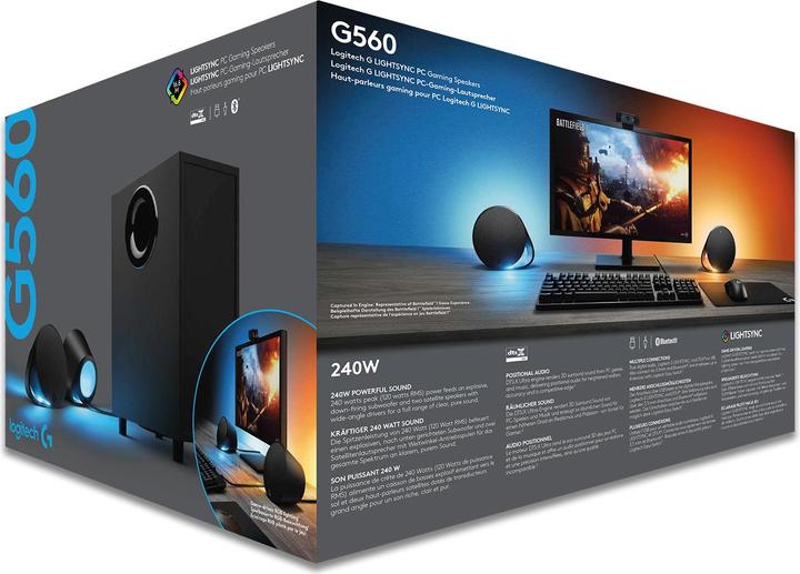 Actual product image Logitech G560