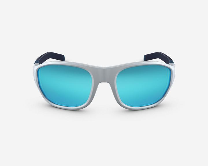 Actual product image Quechua Hiking sunglasses MH T500 children 6-10 years category 4 dark blue/orange