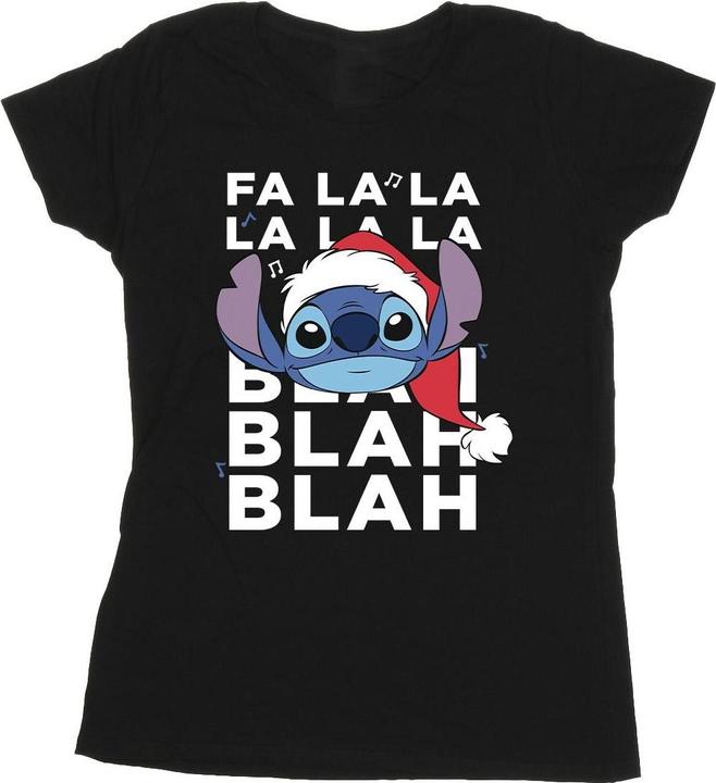Immagine prodotto Disney Lilo And Stitch Christmas Blah Blah Blah Maglietta Donna (L)