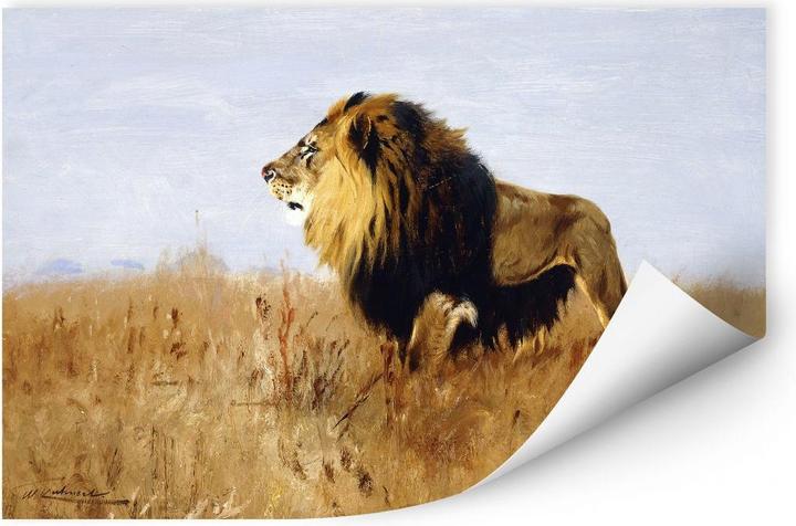 Produktbild Trenddeko Löwe auf der Suche nach Beute (150 x 100 cm, 120 x 80 cm, 80 x 50 cm, 100 x 70 cm, 60 x 40 cm, 45 x 30 cm)
