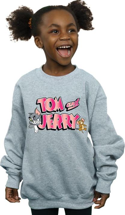 Immagine prodotto Tom & Jerry Gradient Logo Felpa Ragazze (152, 158)
