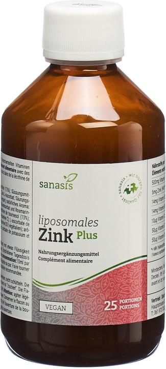 Produktbild Sanasis Zink PLUS liposomal (1 Stück, Flüssigkeit, 315 g)