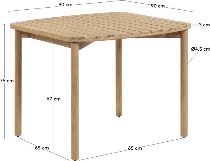Actual product image Kave Home Sheryl (90 cm)