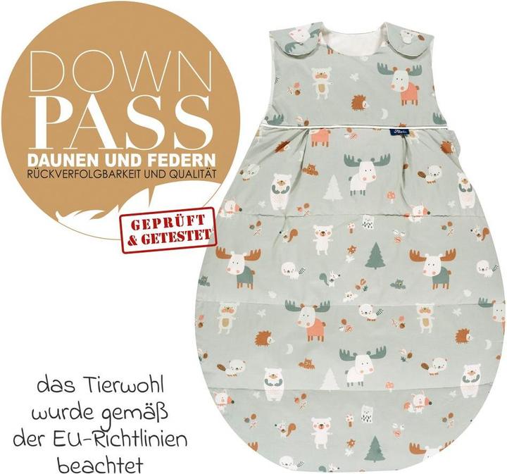 Actual product image Alvi Schlafsäcke Daunen-Schlafsack - Baby Forest - Gr. 90 (90 cm, 3.5 TOG)