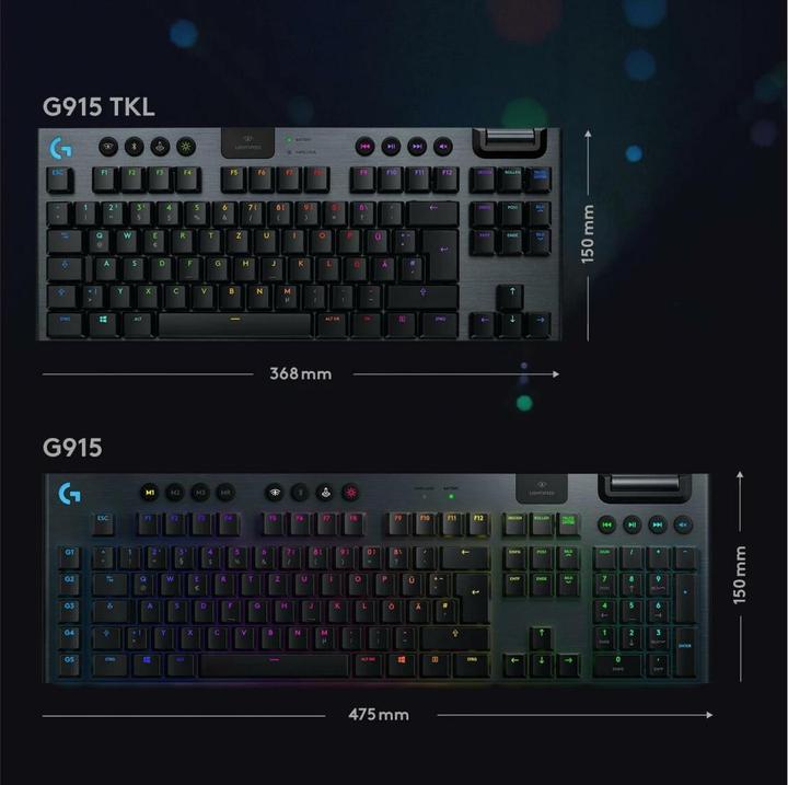 Immagine prodotto Logitech G G915 (CH, Senza fili)