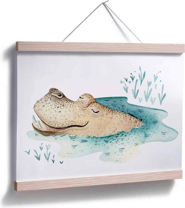 Produktbild Trenddeko Kvilis - Hippo (60 x 50 cm)