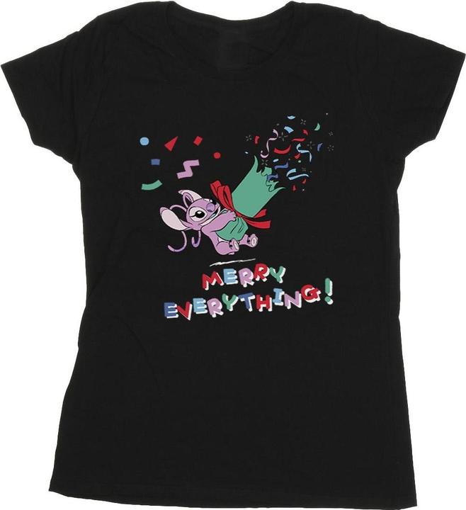 Produktbild Disney Lilo And Stitch Angel Merry Everything TShirt (S)