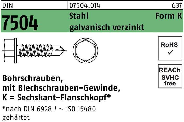 Image du produit Vis autotaraudeuse ISO 15480 m.Bund (1000 Vis par pièce)