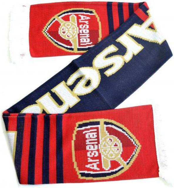 Actual product image Arsenal FC AW 14 Jacquard knitted scarf
