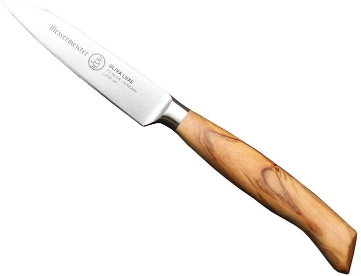Image du produit Messermeister Couteau à éplucher Oliva Luxe 9 cm, Nature/Argent (9 cm)