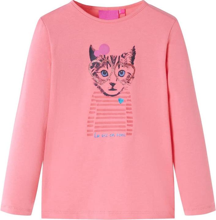 Produktbild VidaXL Kinder-Langarmshirt Rosa 92,Material: 95 % Baumwolle. 5 (92)