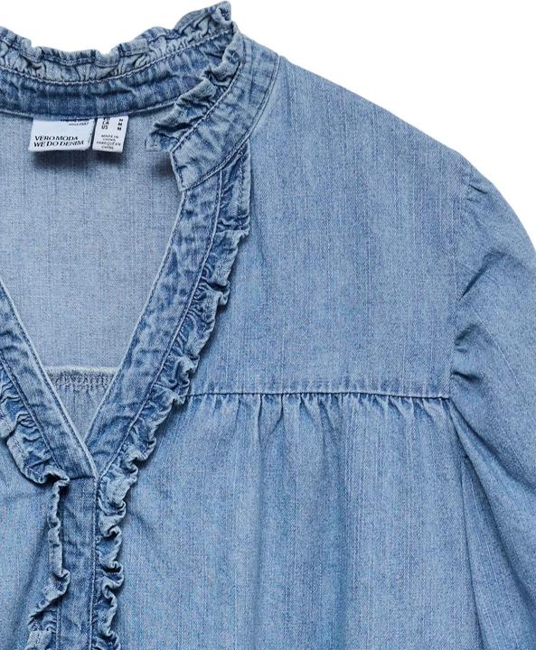 Produktbild Vero Moda VMROSA Kurzes Kleid Jeanskleid (L)