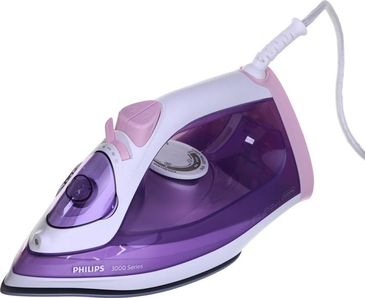 Image du produit Philips 3000 series DST3010/30 Fer à repasser à vapeur Semelle en céramique Violet (2000 W, 140 g/min)
