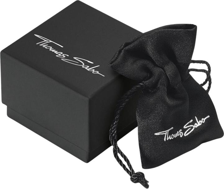 Immagine prodotto Thomas Sabo Bracciale tennis cuore con pietre bianche argento (19 cm, Argento 925 riciclato)