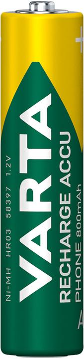 Actual product image Varta Recharge Accu Phone (2 pcs., AAA, 800 mAh)