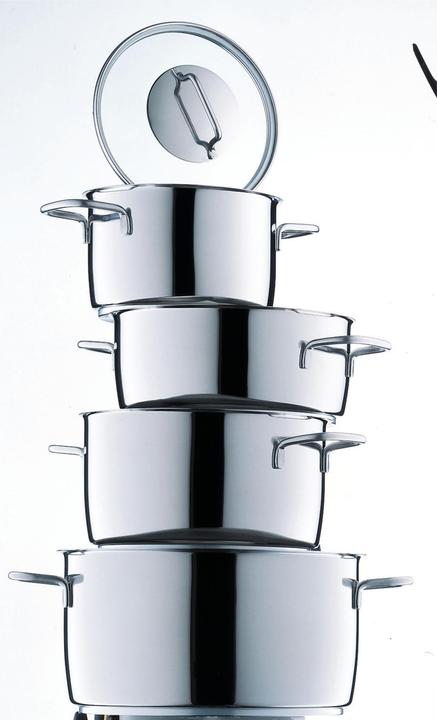 Immagine prodotto WMF Pentola da cucina Pentola per carne a induzione 24cm Coperchio in vetro 5,7l Astoria Acciaio inox (24 cm, Pentola, Acciaio inossidabile)