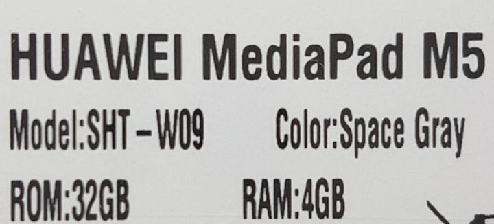 Actual product image Huawei MediaPad M5 (8.40", 32 GB, Space Grey)