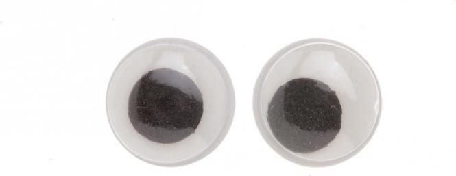 Image du produit Glorex Yeux vacillants 12mm,rond 100p.