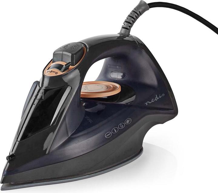 Nedis Bügeleisen | 2200 W | Dampf Schuss | Keramisch | 0.26 l (2200 W, 0.01 g/min)