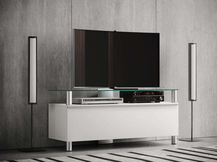 Produktbild VCM Holz TV Lowboard Fernsehschrank Clano mit Rollen (95 x 40 x 55 cm)