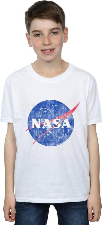 Actual product image Nasa Boys Classic Insignia Logo Distressed T-Shirt (116)