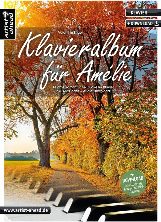Actual product image Klavieralbum für Amélie (German, Valenthin angel, 2019)