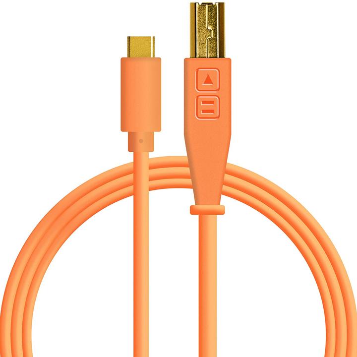 DJTechTools Chroma Cables: USB-C neon orange (1.50 m)