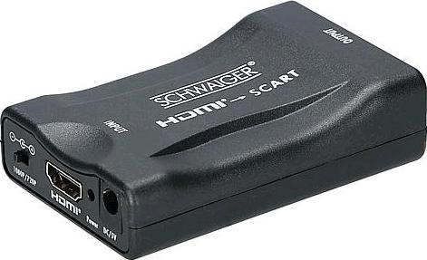 Immagine prodotto Schwaiger Convertitore di connessione da HDMI a Scart (Digitale -> Analogico)