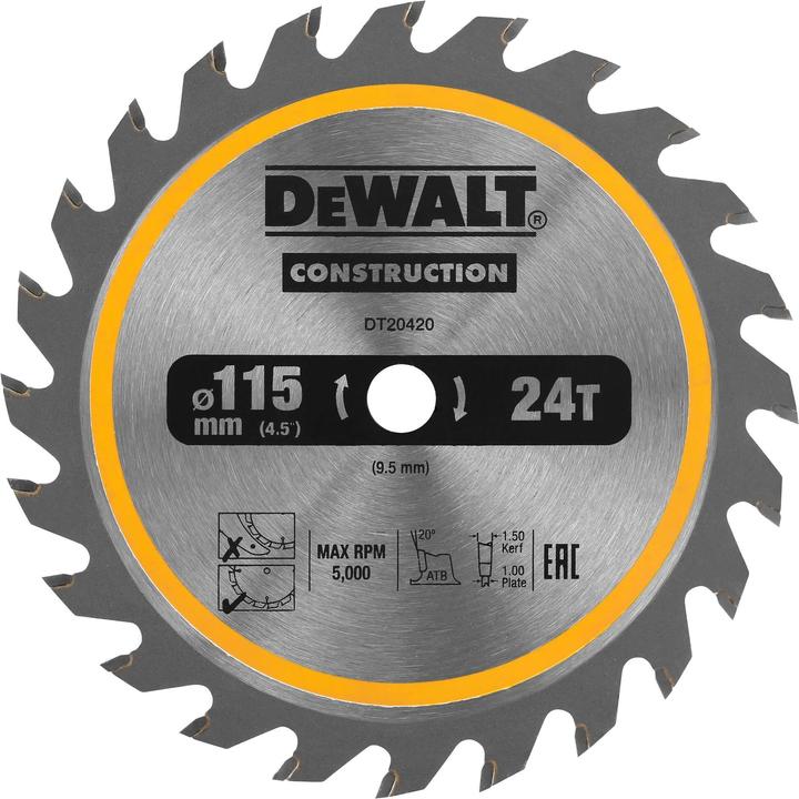 Produktbild DeWalt Kreissägeblatt