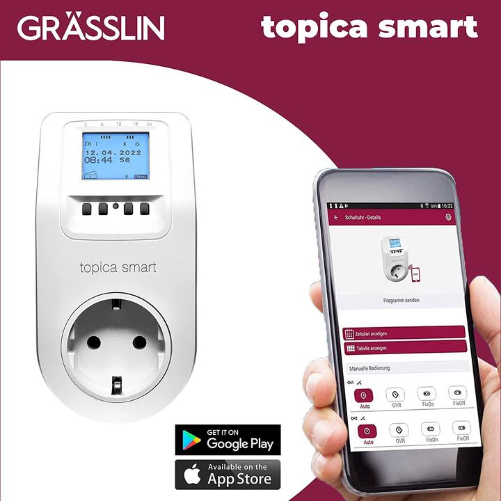 Produktbild Grässlin Zeitschaltuhr mit App Steuerung