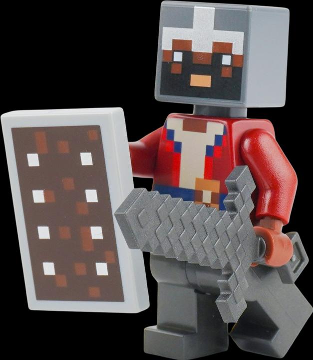 Actual product image LEGO Minecraft Mini-Set Mutiger Held vs. Ertrunkener! - NEU! Menge 1x
