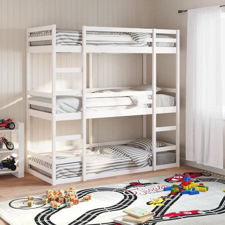Produktbild VidaXL Dreifach-Etagenbett (75 x 190 cm)