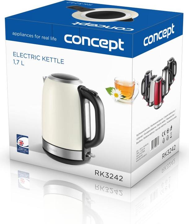 Produktbild Concept RK3242 electric kettle Cream (1.70 l)
