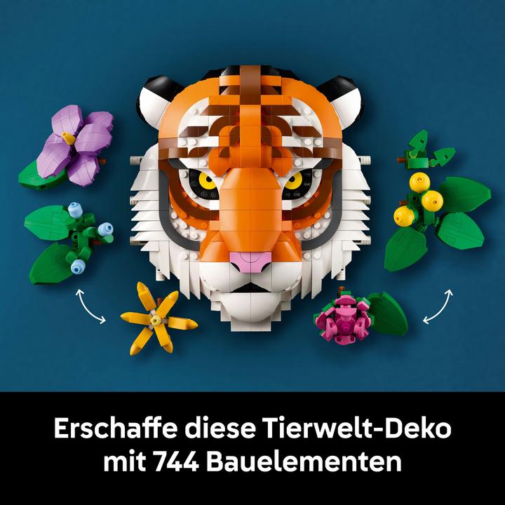 Actual product image LEGO Fauna Collection - Tiger (31217, LEGO Art)