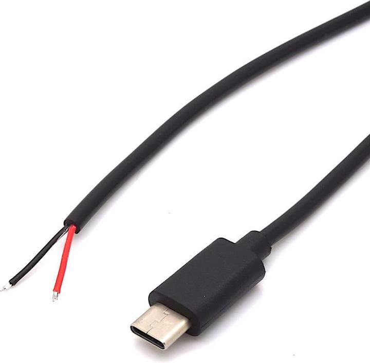 Produktbild Sertronics USB Type C Kabel mit offenem Kabelende zur Stromversorgung (1 m)