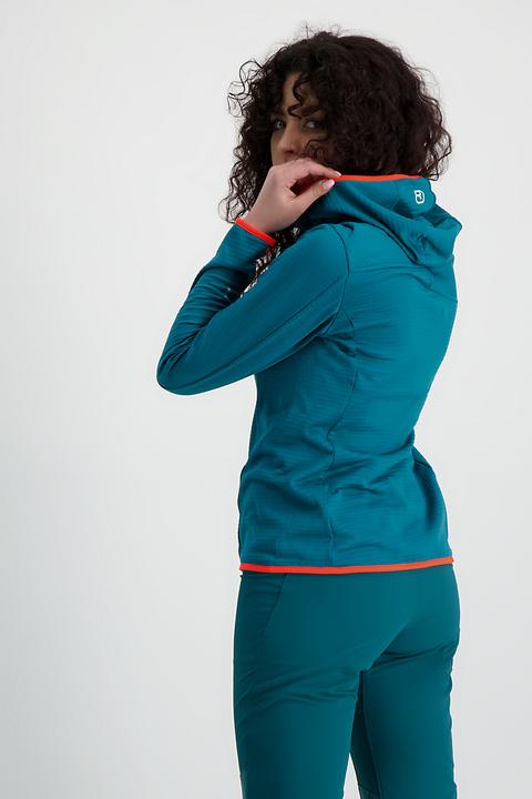 Actual product image Ortovox Fleece Light Grid Hoodie Ladies Midlayer (XS)