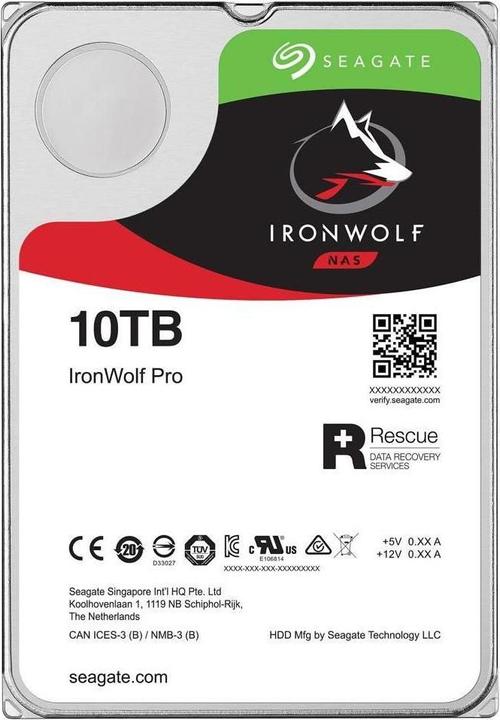 Seagate Ironwolf Pro (Helium Filling) (10 TB, 3.5", CMR)