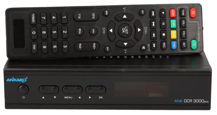 Immagine prodotto Ankaro ANK DCR3000+ - Ricevitore DVB-C 1080p (DVB-C)