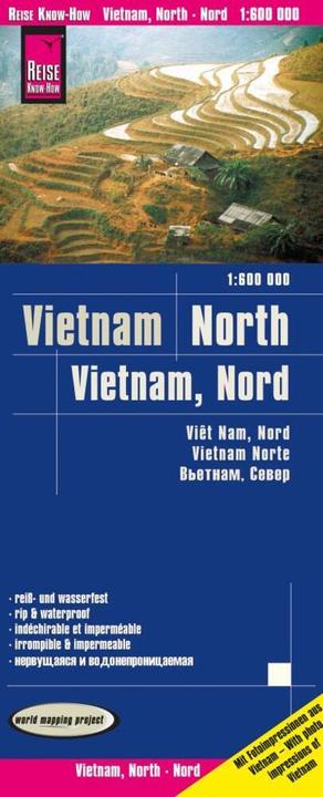 Actual product image Map Vietnam North 600000