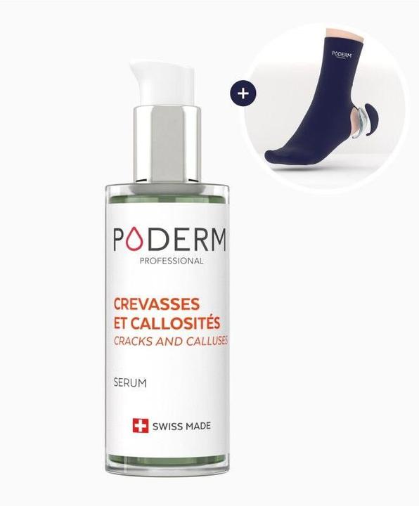 Immagine prodotto Poderm Siero pelle screpolata e calli 75ml + 1 paio di calze in gel (Elimina calli, 710.03 ml)