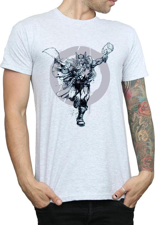 Actual product image Mens Thor Circle T-Shirt (3XL)
