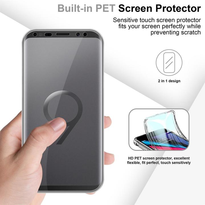 Productafbeelding Cadorabo TPU 360 graden hoesje (Samsung Galaxy S9+)