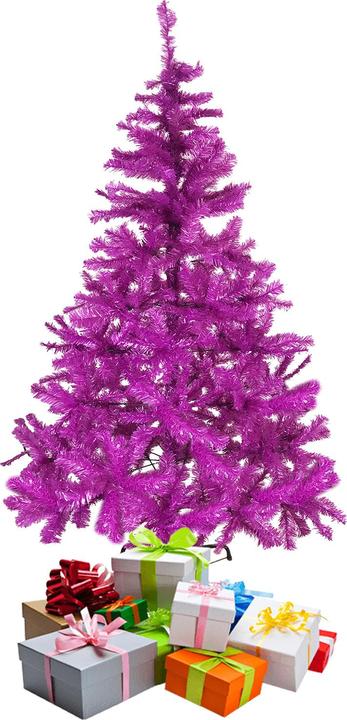 Mojawo Weihnachtsbaum 180 cm inkl Ständer Lila / Pink (180 cm)