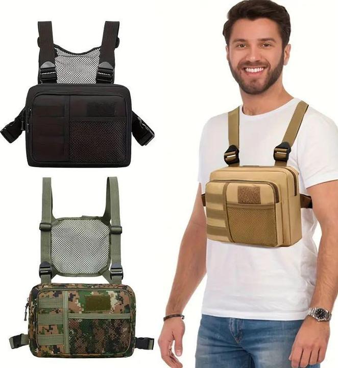 Actual product image Dema Tactical breast pocket belt pouch camouflage pattern camouflage
