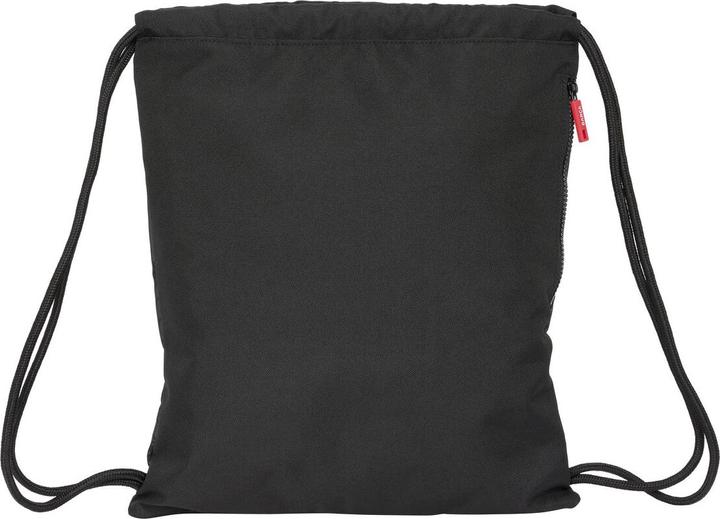 Produktbild FC Barcelona Rucksacktasche mit Bändern F.C. Barcelona Black Schwarz 35 x 40 x 1 cm