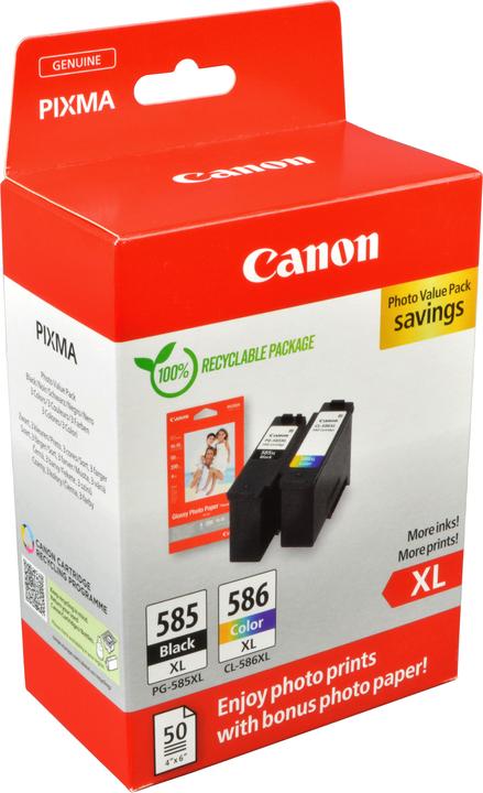 Image du produit Canon PG-585 XL / CL-586 XL Photo Value Pack (M, CF, Y, C)